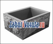 Блок столба Скол камня 3|4 330х410х165мм Блок столба Скол камня 3|4 330х410х165мм