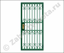 Дверь решетка тамбурная сварная №26 Дверь решетка тамбурная сварная №26