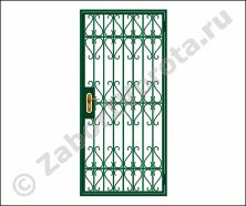 Дверь решетка тамбурная сварная №28 Дверь решетка тамбурная сварная №28