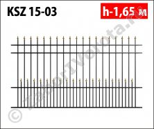 Ковано-сварной забор Stalruz KSZ 15-03 Ковано-сварной забор Stalruz KSZ 15-03