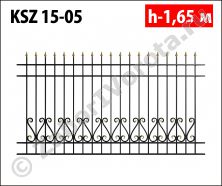 Ковано-сварной забор Stalruz KSZ 15-05 Ковано-сварной забор Stalruz KSZ 15-05