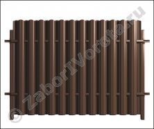 Забор BARRERA GRANDE шахматный 1800х2500 мм Забор BARRERA GRANDE шахматный 1800х2500 мм