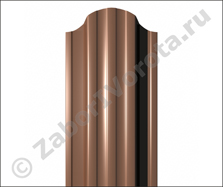 Металлический штакетник Strong h=1,8 м 1-сторонний Металлический штакетник Strong h=1,8 м 1-сторонний