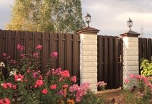 Забор из блоков Престиж в Солнечногорске