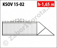 Ковано-сварные ворота Stalruz KSOV 15-02 Ковано-сварные ворота Stalruz KSOV 15-02