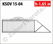 Ковано-сварные ворота Stalruz KSOV 15-04