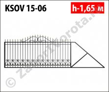 Ковано-сварные ворота Stalruz KSOV 15-06 Ковано-сварные ворота Stalruz KSOV 15-06