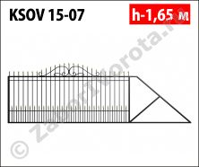 Ковано-сварные ворота Stalruz KSOV 15-07 Ковано-сварные ворота Stalruz KSOV 15-07