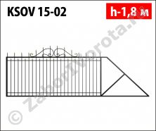Ковано-сварные ворота Stalruz KSOV 15-02 Ковано-сварные ворота Stalruz KSOV 15-02