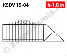 Ковано-сварные ворота Stalruz KSOV 15-04 Ковано-сварные ворота Stalruz KSOV 15-04
