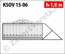 Ковано-сварные ворота Stalruz KSOV 15-06