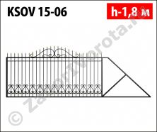 Ковано-сварные ворота Stalruz KSOV 15-06 Ковано-сварные ворота Stalruz KSOV 15-06