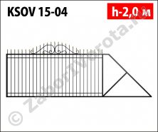 Ковано-сварные ворота Stalruz KSOV 15-04 Ковано-сварные ворота Stalruz KSOV 15-04