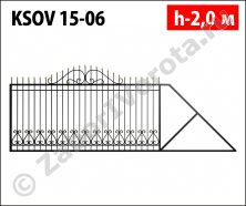 Ковано-сварные ворота Stalruz KSOV 15-06 Ковано-сварные ворота Stalruz KSOV 15-06