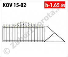 Кованые откатные ворота Stalruz KOV 15-02 Кованые откатные ворота Stalruz KOV 15-02