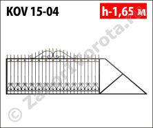 Кованые откатные ворота Stalruz KOV 15-04 Кованые откатные ворота Stalruz KOV 15-04