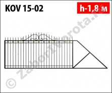 Кованые откатные ворота Stalruz KOV 15-02 Кованые откатные ворота Stalruz KOV 15-02