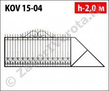 Кованые откатные ворота Stalruz KOV 15-04 Кованые откатные ворота Stalruz KOV 15-04