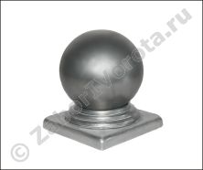 Крышка с шаром на столб 60х60 мм Крышка с шаром на столб 60х60 мм
