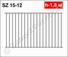 Сварной забор Stalruz SZ 15-12 Сварной забор Stalruz SZ 15-12